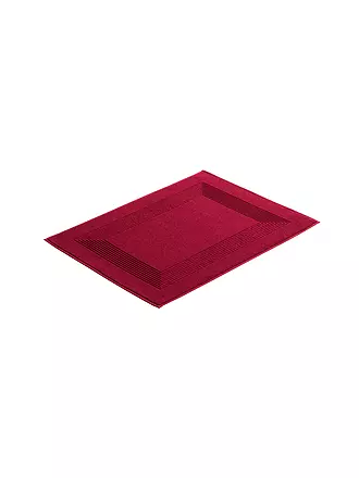 VOSSEN | Badevorleger NEW GENERATION 50x70cm Grigio scuro | dunkelrot